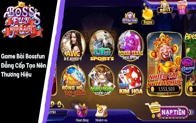 BossFun là cổng game được đánh giá uy tín bậc nhất trong 2025